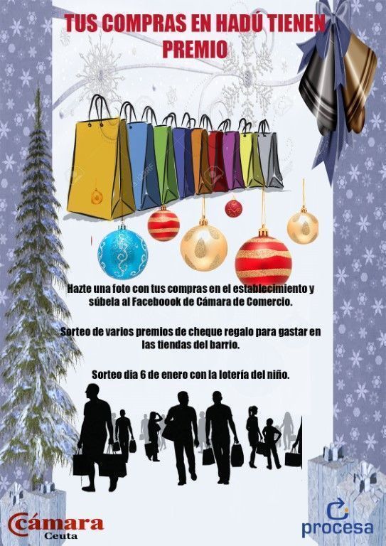 La Cámara de Comercio pone en marcha un concurso para incentivar las compras en Hadú