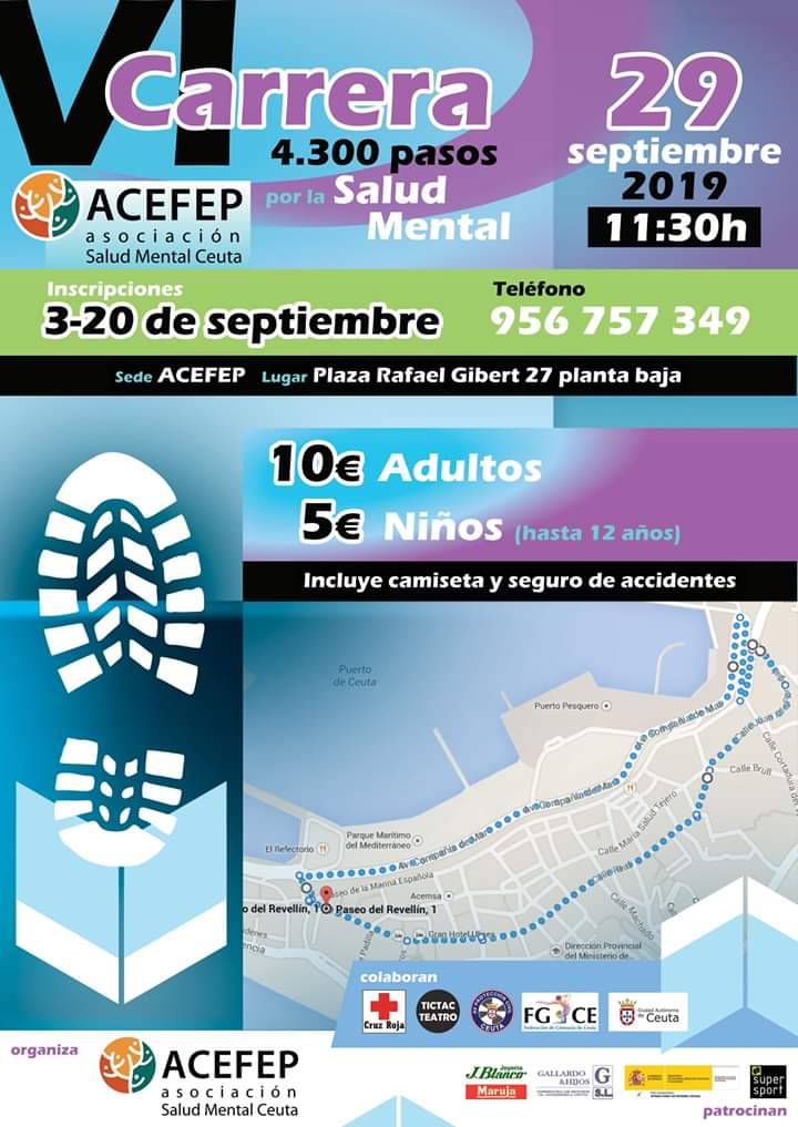 ACEFEP abre el plazo para participar en la “Carrera 4.300 pasos”