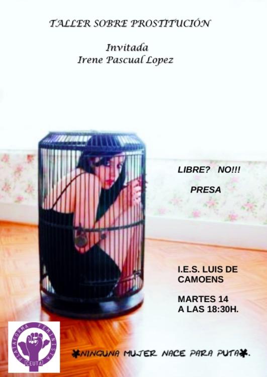 La Plataforma Feminista de Ceuta invita a reflexionar sobre la prostitución