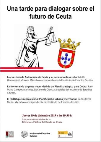 El Instituto de Estudios Ceutíes convoca “Una tarde para dialogar sobre el futuro de Ceuta”