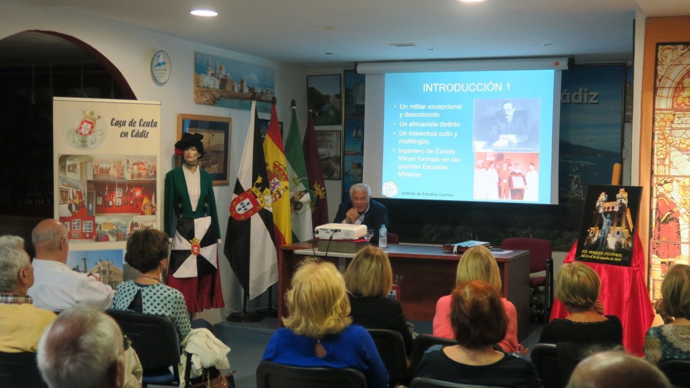 La Casa de Ceuta en Cádiz acoge una conferencia sobre la historia de Ceuta y el Protectorado