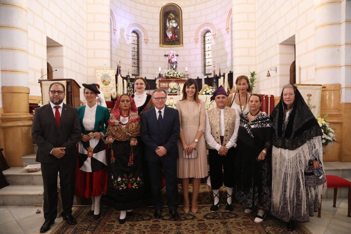 La Casa de Ceuta en Melilla asiste a los actos oficiales de la Patrona de Melilla