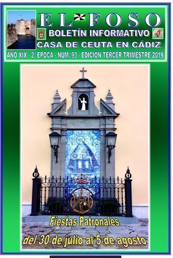 La Casa de Ceuta en Cádiz edita un nuevo número de su revista “El Foso”.