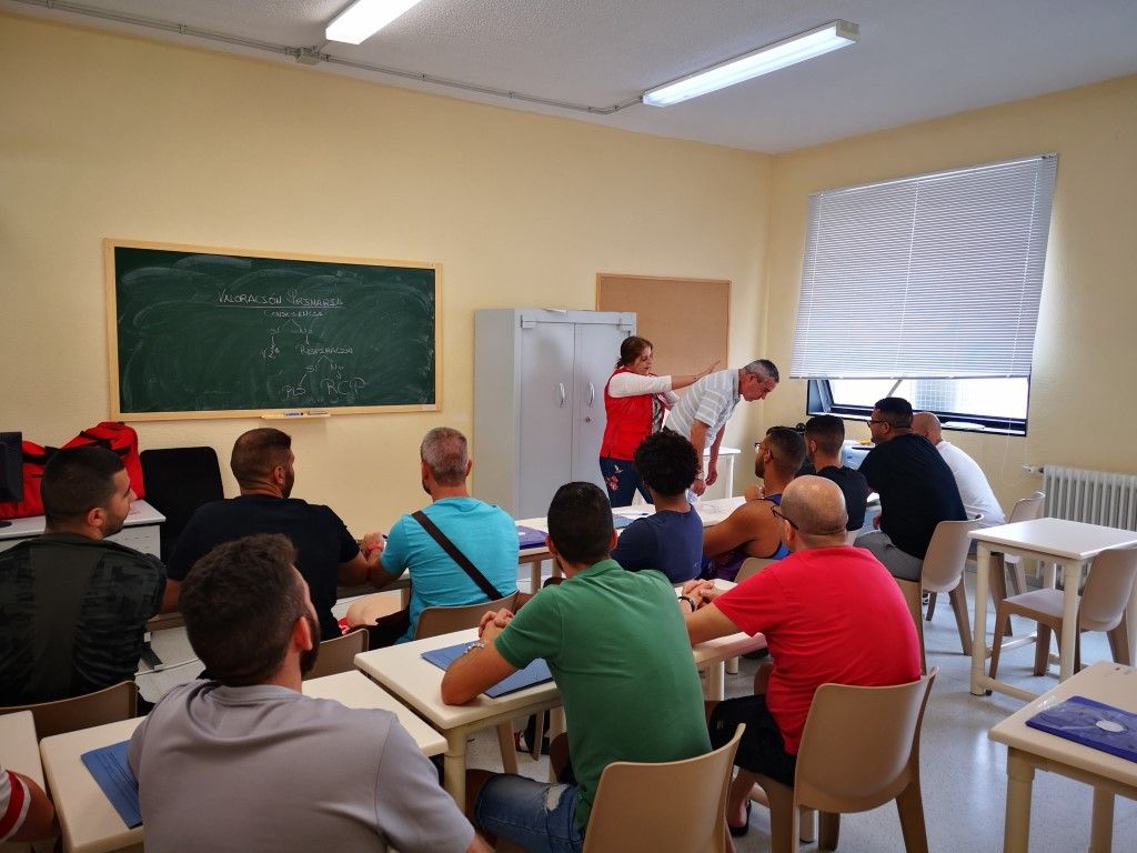 El Centro Penitenciario realiza un Curso de Primeros Auxilios