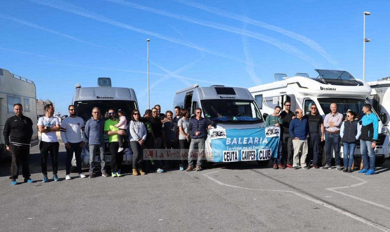 La asociación 'Ceuta Camper Club', de nueva creación, anima a todos a conocer su modo de vida y a unirse a este club ceutí formado por 24 personas
