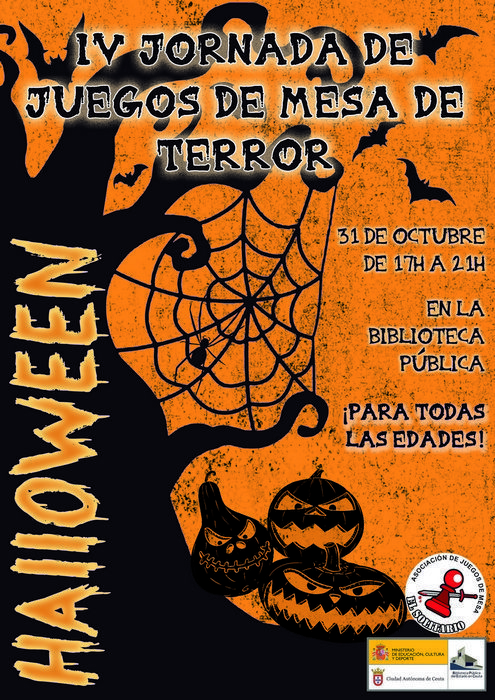 La asociación “El Solitario” organiza un evento de juegos de mesa de terror
