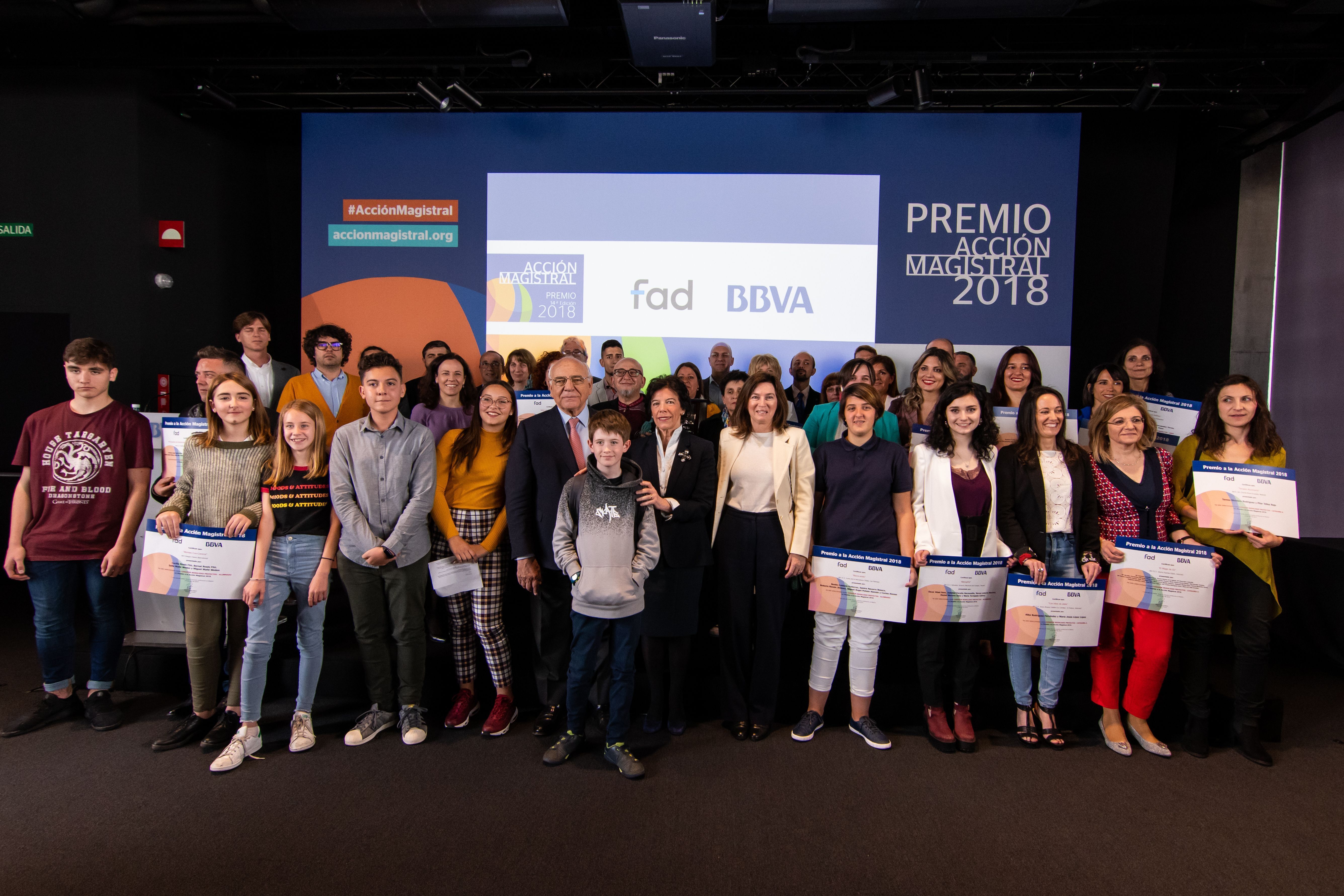Se amplía el plazo de presentación de candidaturas al Premio a la Acción Magistral 2019. Cedida archivo