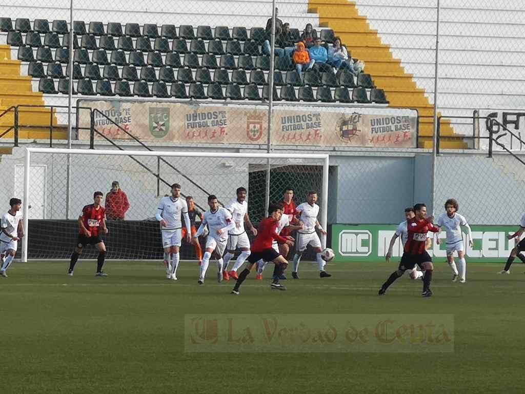 La AD Ceuta no puede con el Gerena en el ‘Murube’ y cede un empate.