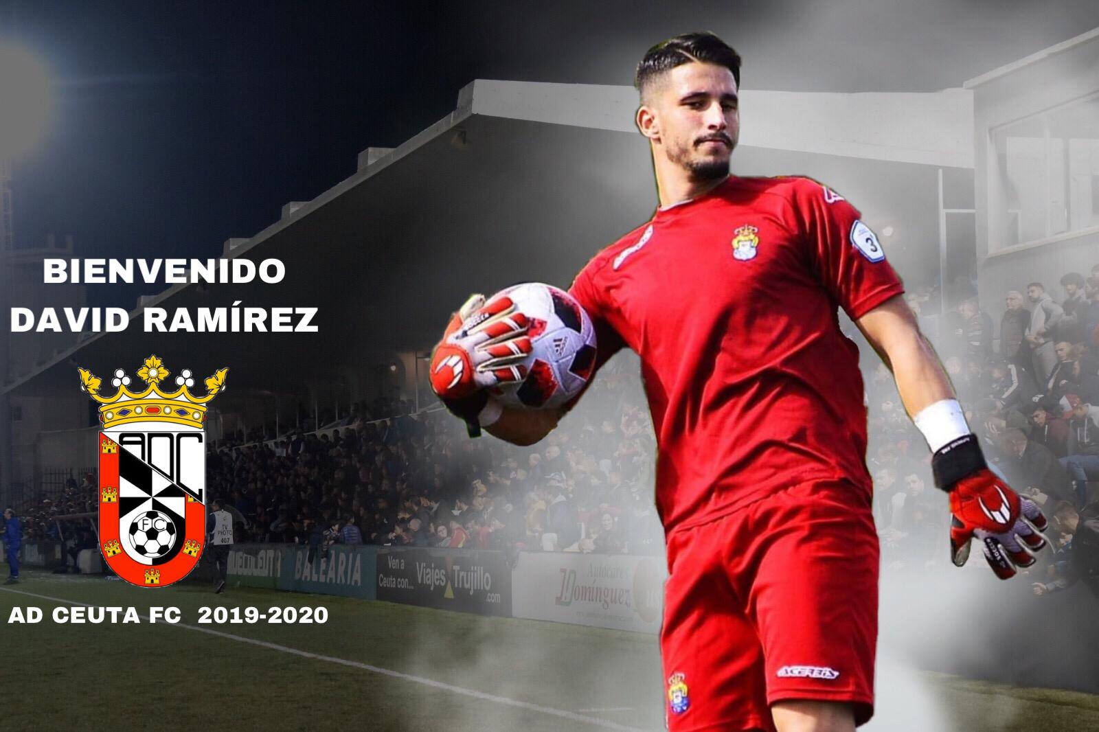 El portero canario David Ramírez, nuevo fichaje de la AD Ceuta FC