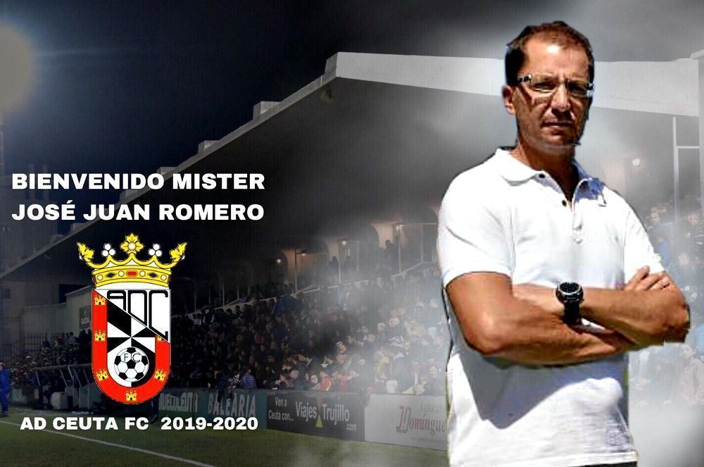 José Juan Romero, nuevo técnico de la AD Ceuta FC.