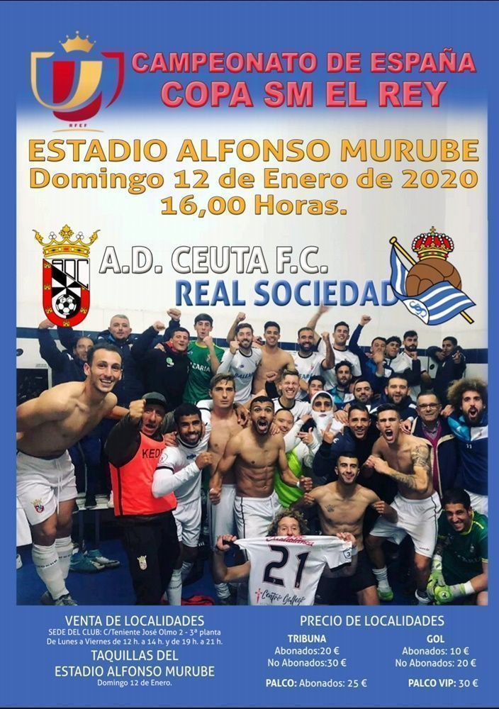 La AD Ceuta FC prepara todos los detalles para la Copa del Rey