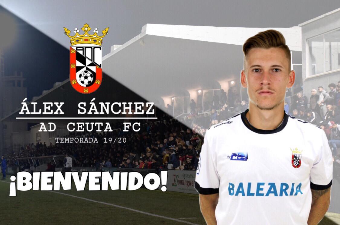 La AD Ceuta ficha al central Álex Sánchez