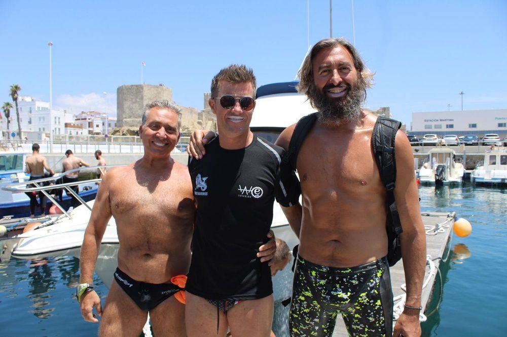 Armando Prados, Antonio Luis Reyes y Manuel Carlos Peña