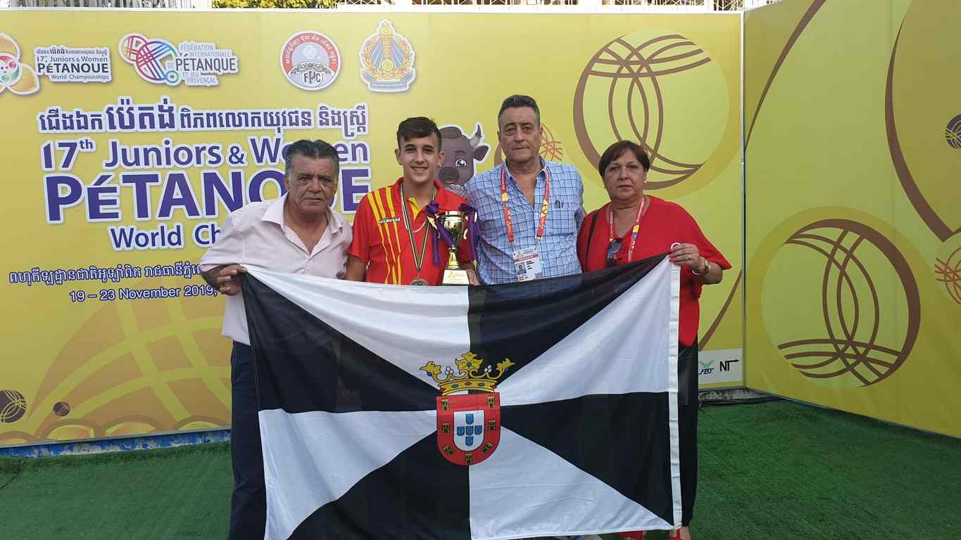 El ceutí Ismael Vázquez medalla de bronce en el Mundial de Petanca