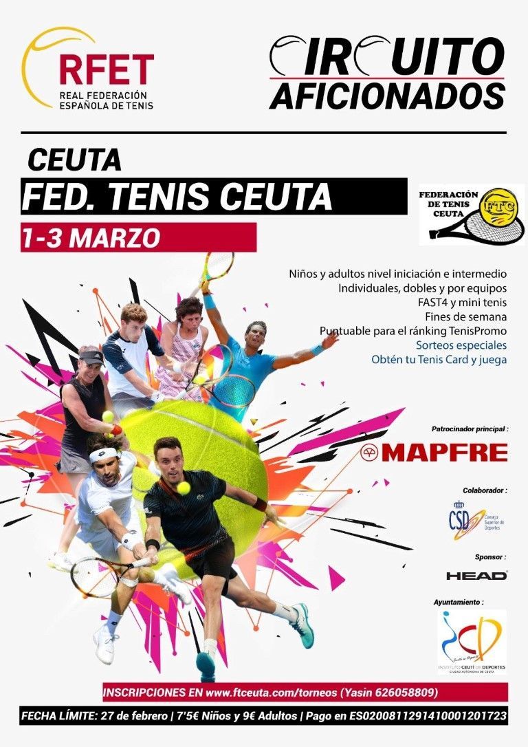 La Federación de Tenis organiza el ‘Circuito de Aficionados’