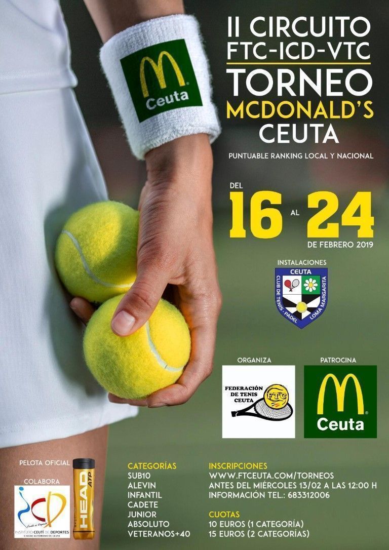 La Federación de Tenis organiza el ‘II Circuito FTC-ICD-VTC’