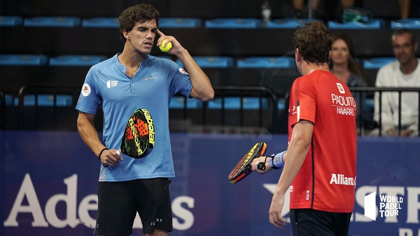 Paquito Navarro y Juan Lebrón ganan en su estreno en el Open de Menorca de padel