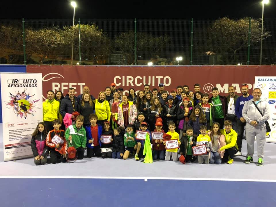 65 inscritos para la II Prueba del Circuito de Aficionados de Tenis