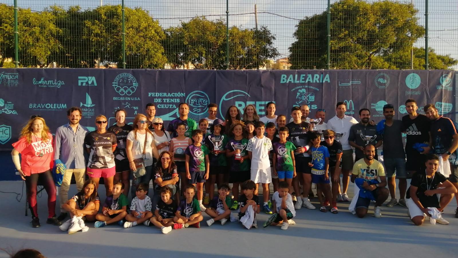 La Federación de Tenis celebró el II Campeonato de Ceuta de Minitenis