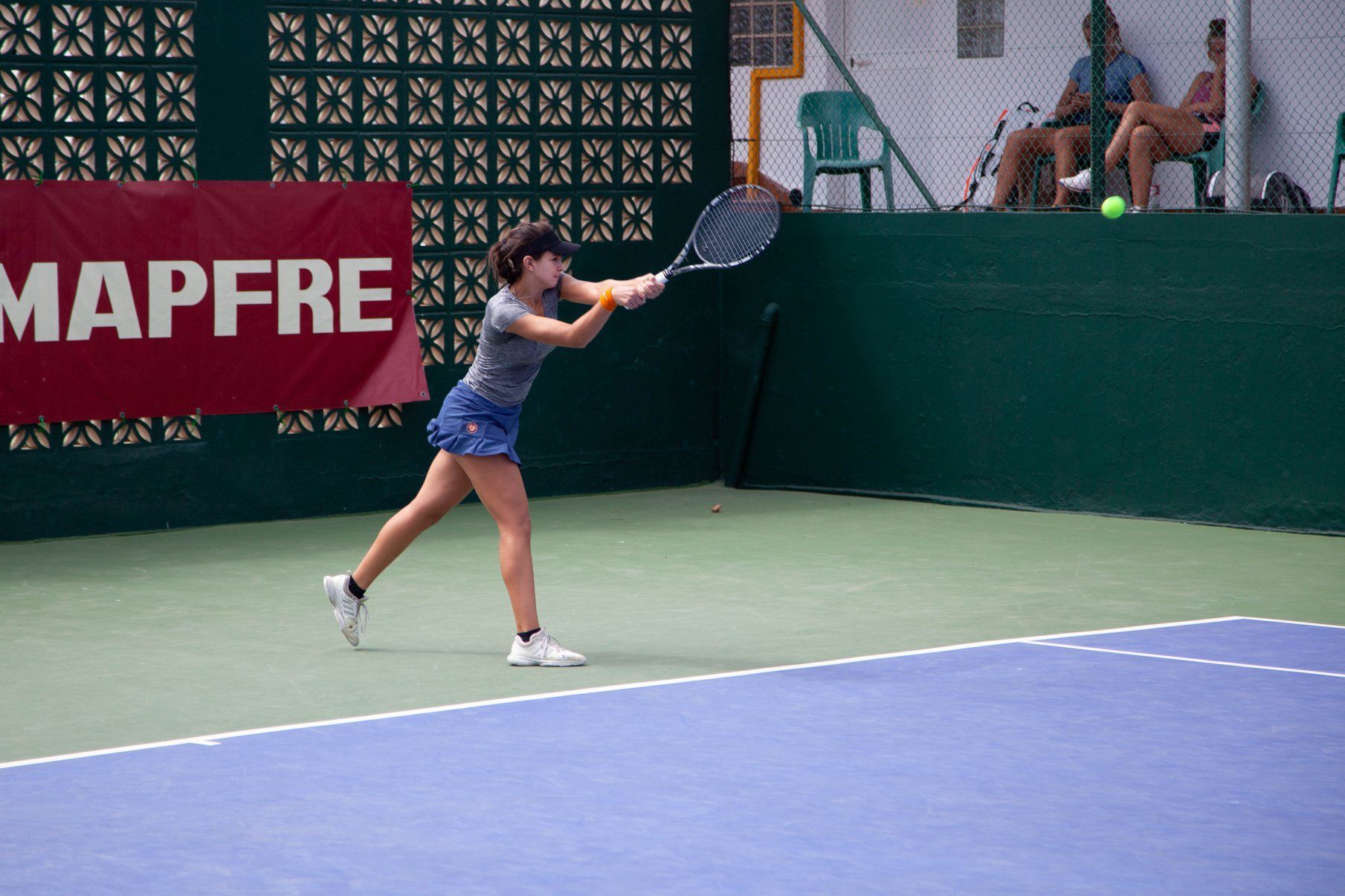 Comenzó el cuadro final del ‘Torneo Internacional de Tenis Femenino’. Foto ICD