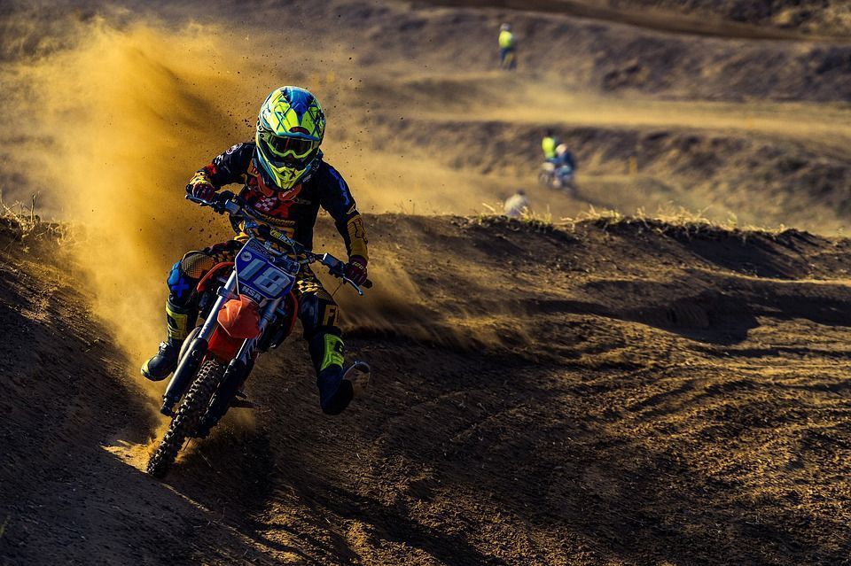 La pista de motocross, casi lista para su utilización