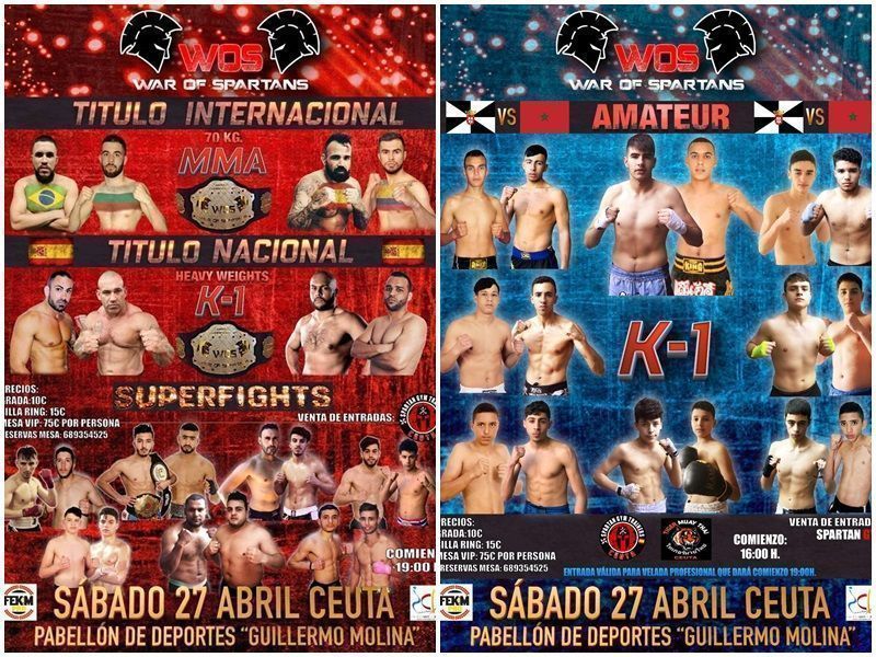 El ‘Wos War of Spartans’ se celebrará el 27 de abril