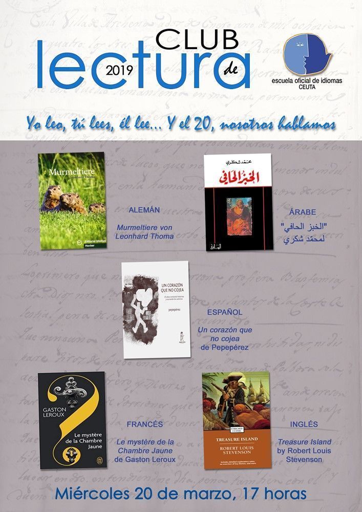 La Escuela Oficial de Idiomas programa sus jornadas culturales.