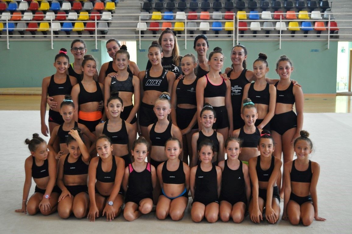Caridad Pagán y Susana López valoran la progresión de las gimnastas de Ceuta