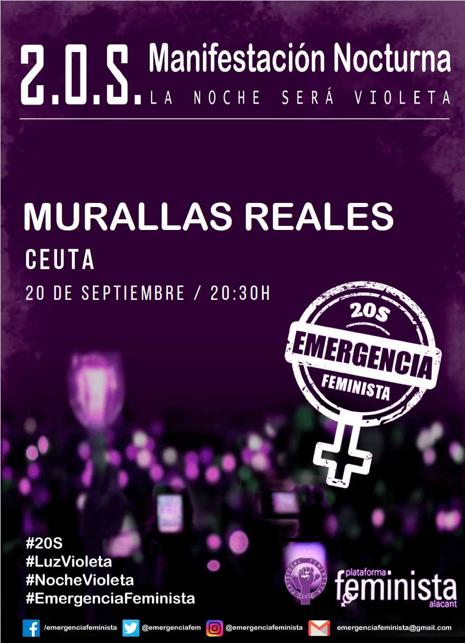 El 20 de septiembre la luz violeta iluminará 14 autonomías, entre ellas, Ceuta