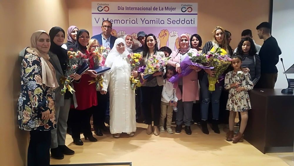 Caballas ha homanejado la lucha feminista por la igualdad ante más de 300 asistentes.