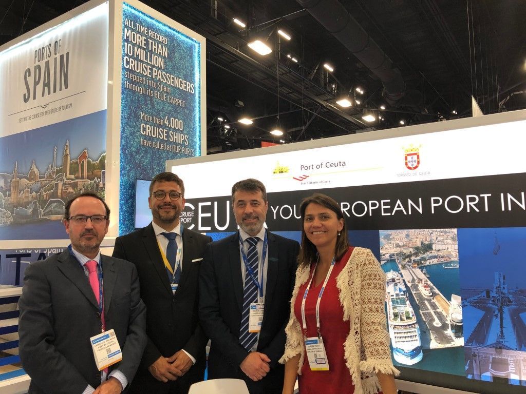 El puerto de Ceuta en el “Seatrade Cruise Global”