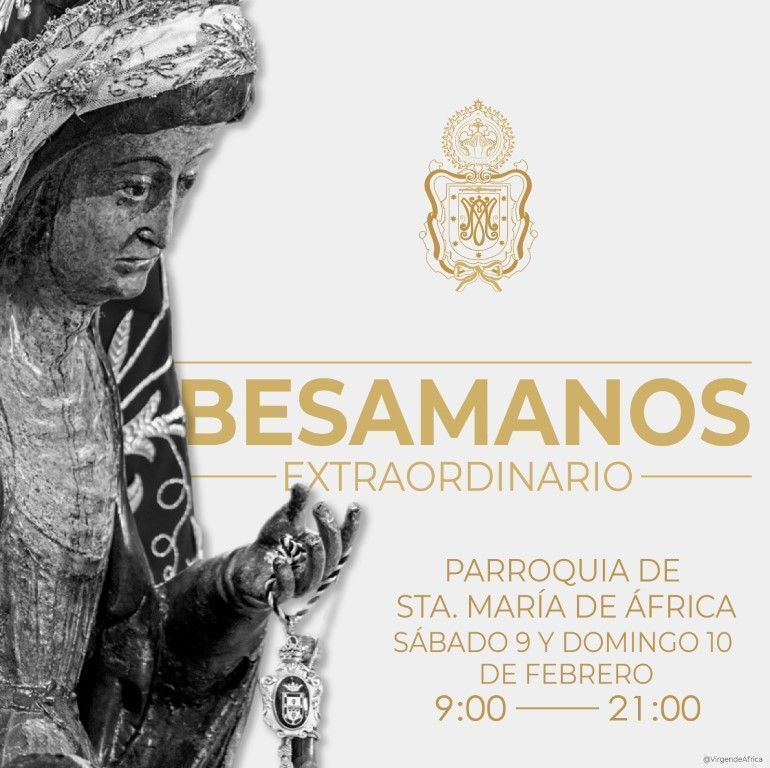 La Cofradía de África organiza un besamanos extraordinario