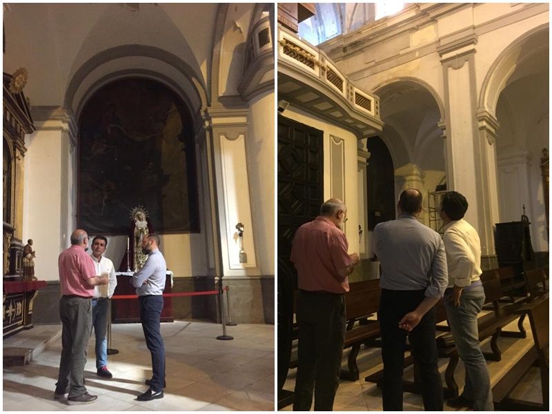 Los desprendimientos en la Catedral se asocian con la humedad y la condensación