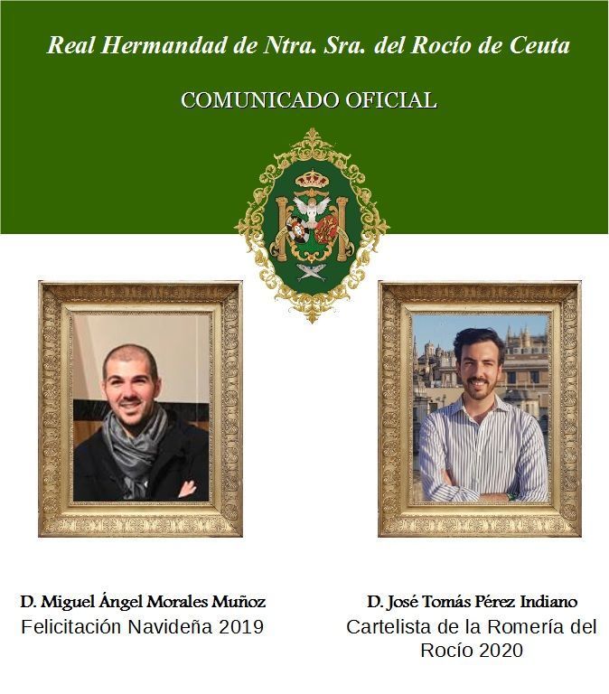 La hermandad del Rocío elige a las personas para el cartel de la romería y la felicitación navideña