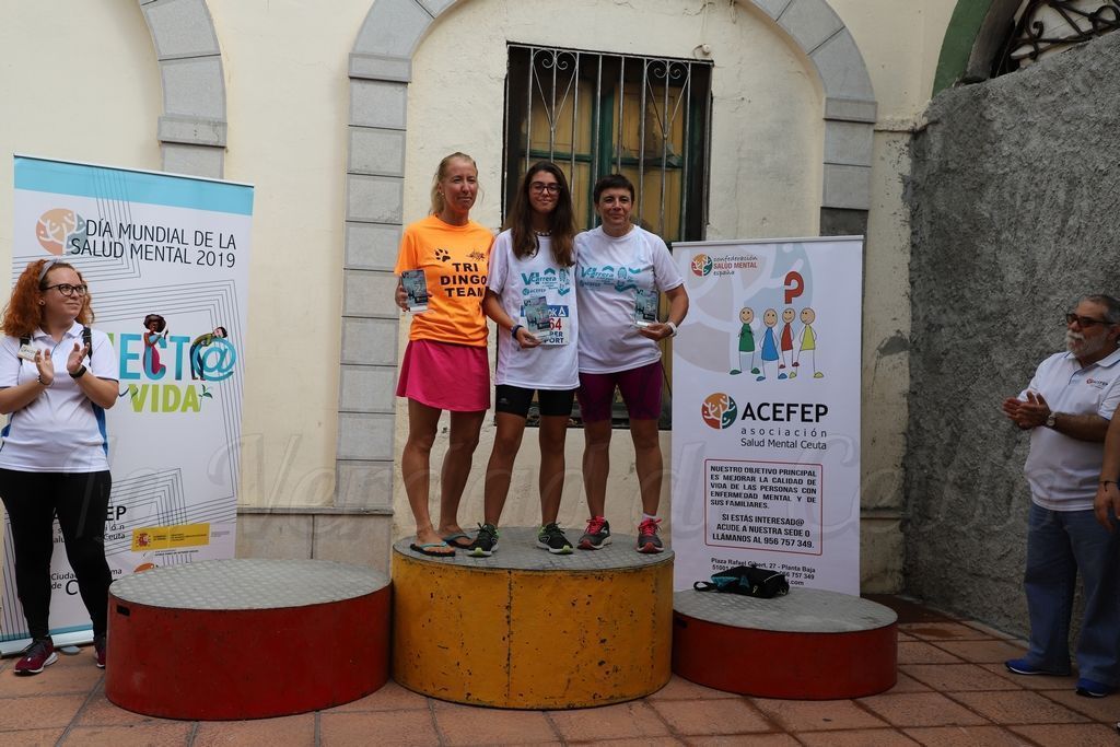 En la femenina venció Blanca de Dios por delante de Ruth María Sánchez y Ana Ferrero. Acefep VI carrera 41