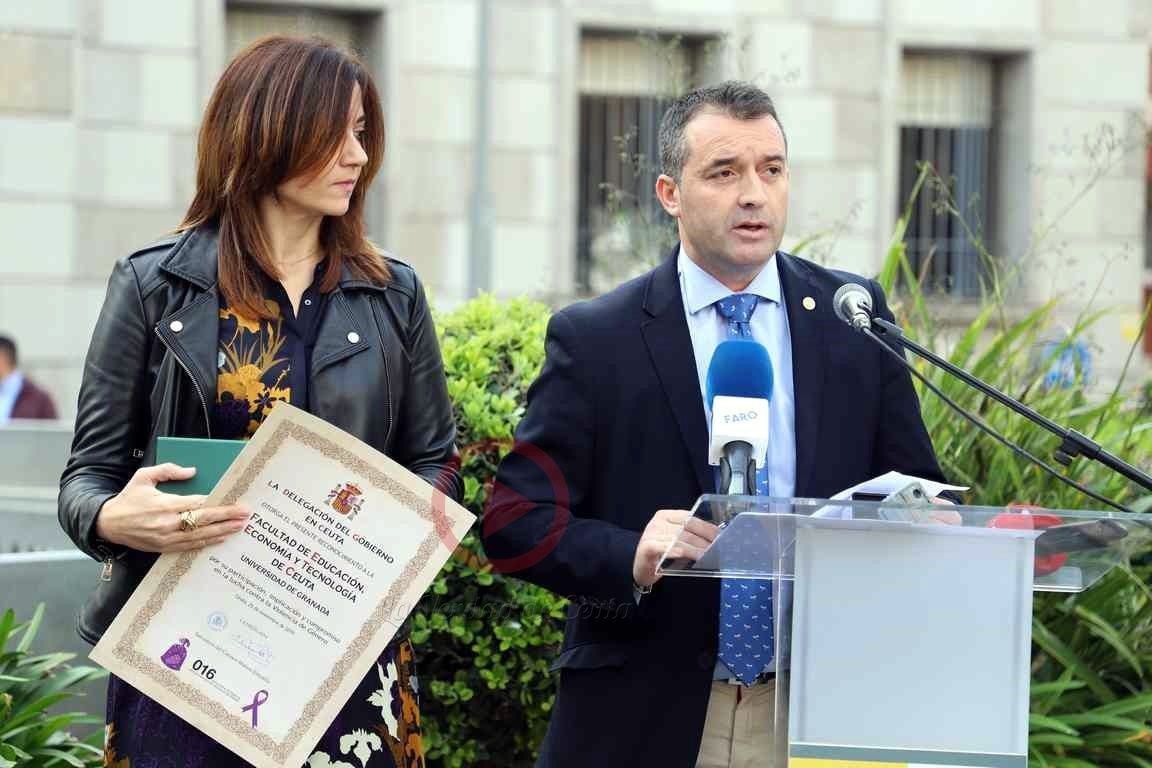 La Facultad de Educación y el CETI reciben los Premios Menina en un acto institucional en la Plaza de los Reyes