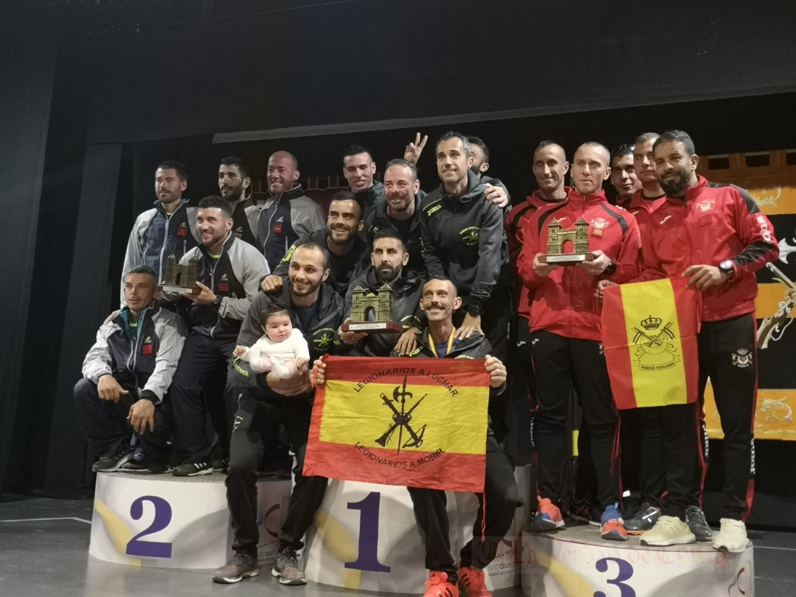 La entrega de trofeos cierra esta edición de la ‘Cuna de la Legión’