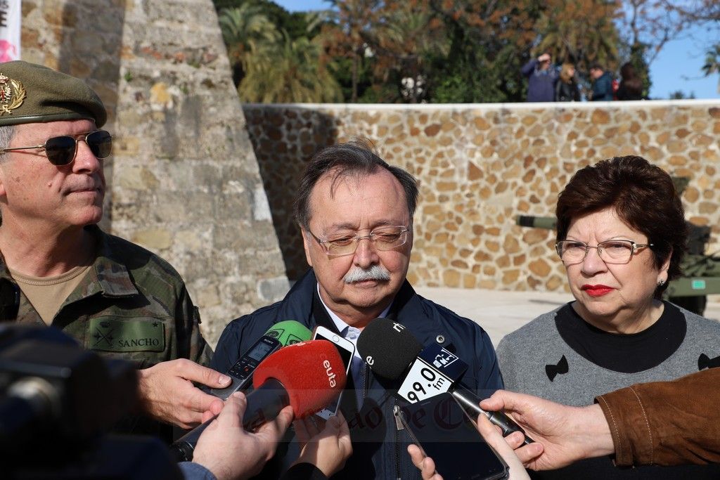 Satisfacción de las autoridades ceutíes con la ‘Cuna de la Legión’