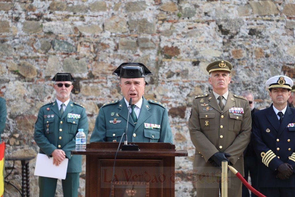 El nuevo Coronel Jefe de la Comandancia de la GC toma posesión del Mando en un acto llevado a cabo en las Murallas Reales