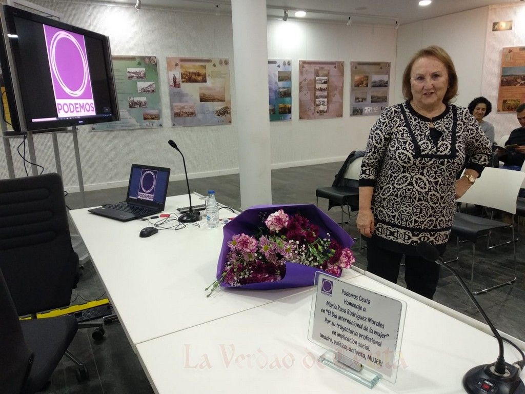 Podemos homenajea a Rosa Rodríguez: “Apostamos por el feminismo”