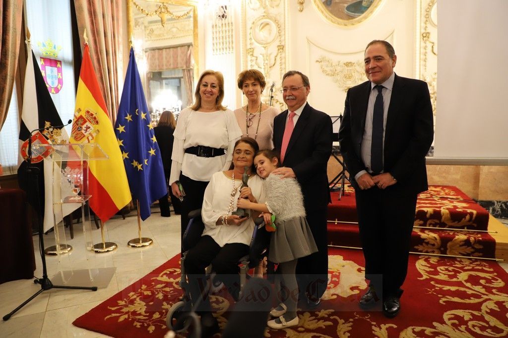 Medina reflexiona sobre la “doble discriminación de ser mujer discapacitada” en la entrega del Premio María de Eza