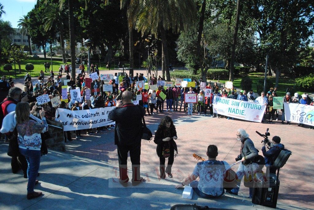 La VI Marcha por la Dignidad rechaza las devoluciones de migrantes "en caliente o exprés".