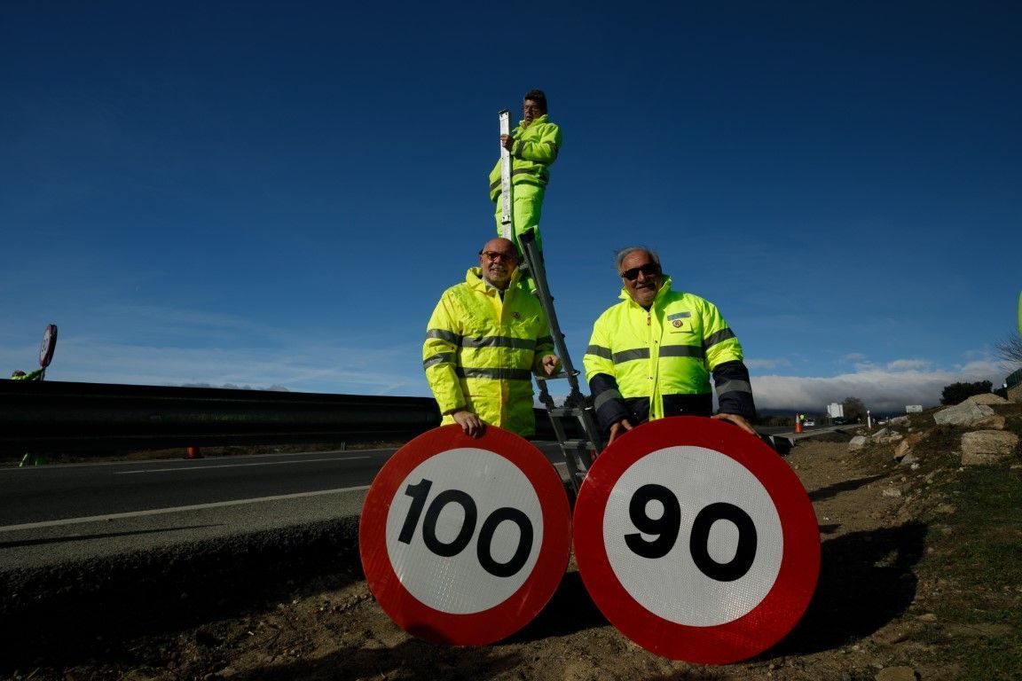 Mañana entra en vigor el límite de 90 kilómetros por hora en carreteras convencionales