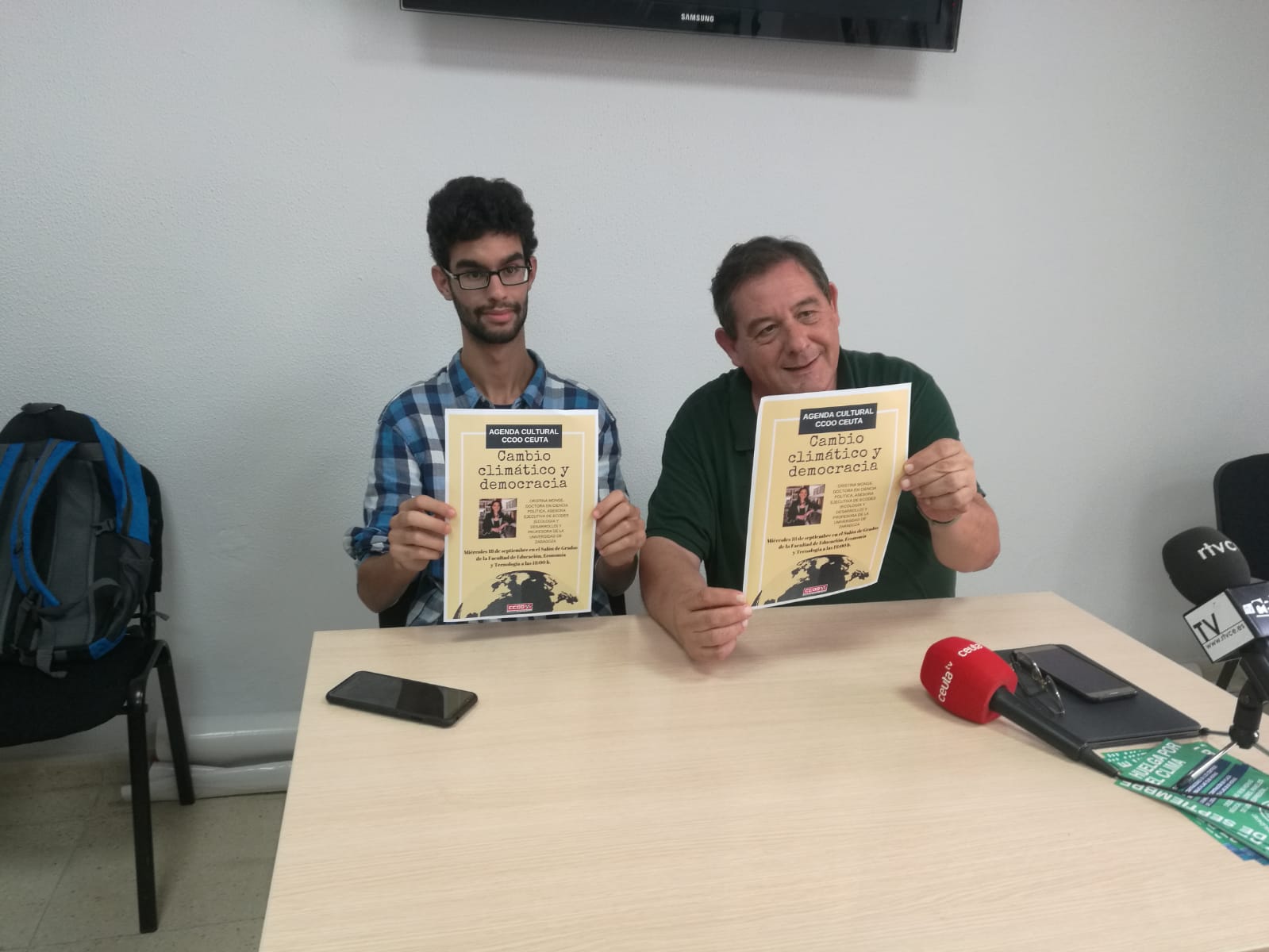 CCOO presenta la conferencia 'Cambio Climático y Democracia' que se realizará este miércoles