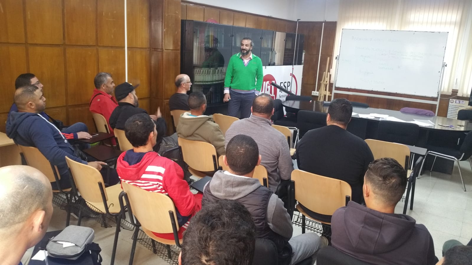 UGT realiza un curso de prevención de riesgos laborales