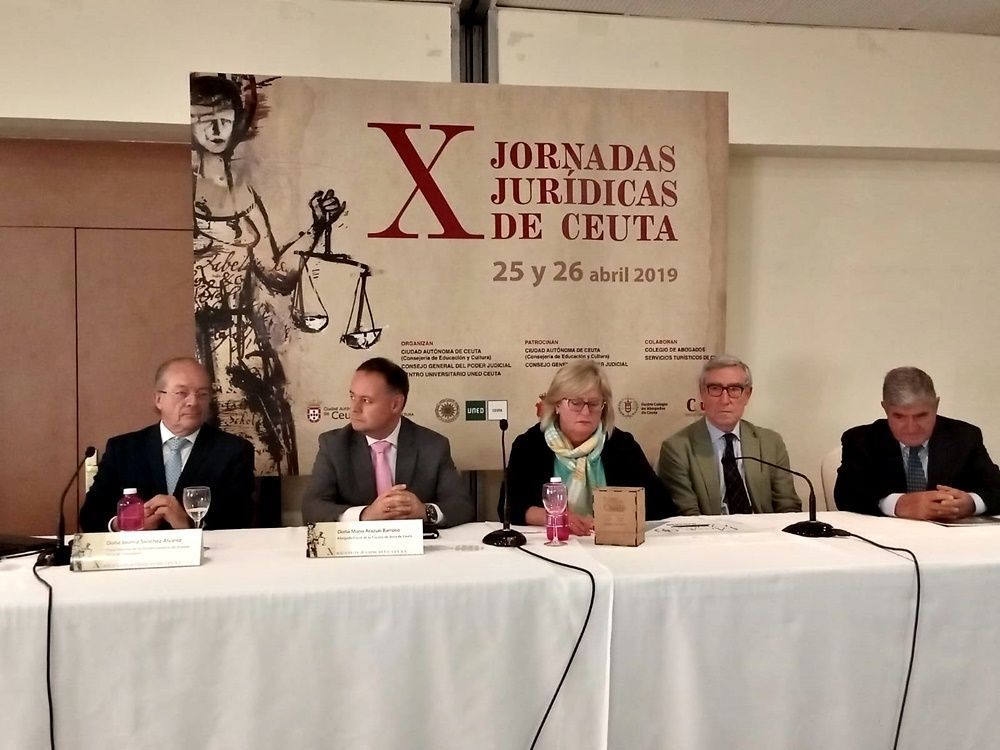 Clausuradas con éxito las X Jornadas Jurídicas de Ceuta.