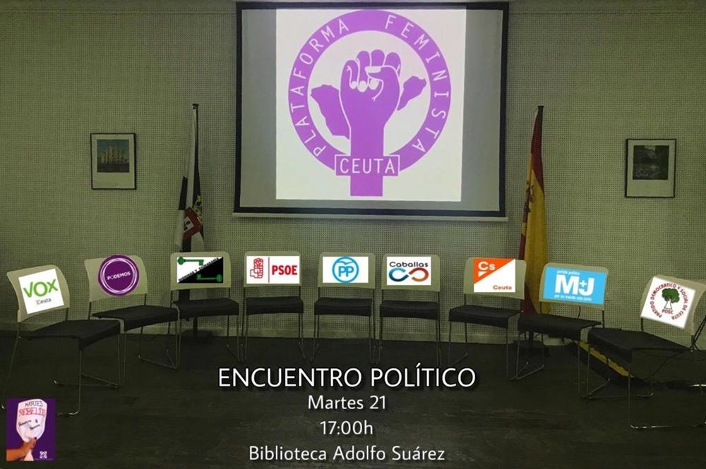 La Plataforma Feminista organiza un encuentro con los candidatos a la Presidencia de la Ciudad
