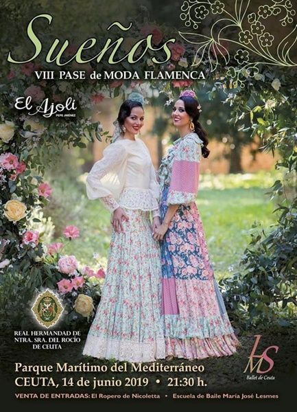 La hermandad del Rocío celebra esta noche el “VIII Pase de Moda Flamenca”