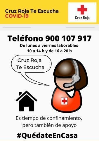 La Cruz Roja pone en marcha un servicio de apoyo psicosocial