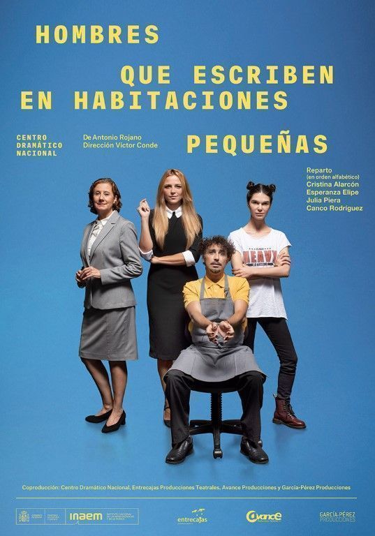 Mañana se ponen a la venta las entradas para la obra “Hombres que escriben en habitaciones pequeñas”